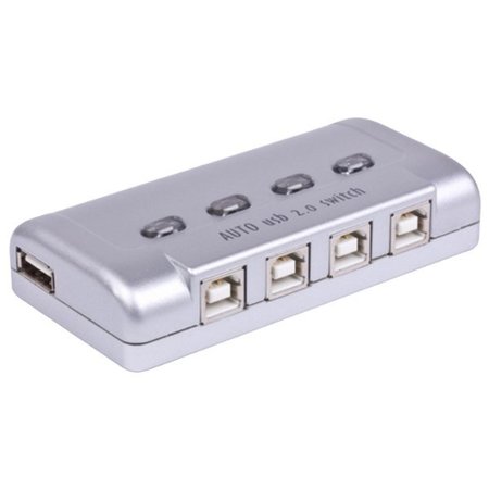 SANOXY USB 2.0 Printer Auto Sharing Switch 4-Port SANOXY-USB-PRNT-SWT-4port